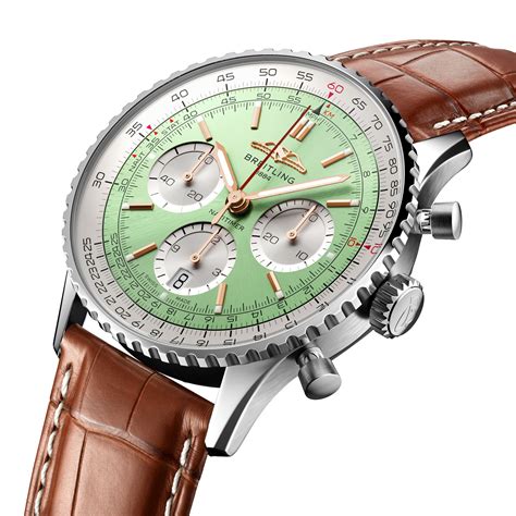 breitling braunes zifferblatt|Navitimer B01 Chronograph 41 My22 .